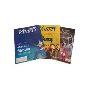 Variety Magazine Bundle Of Three Magazines 2022